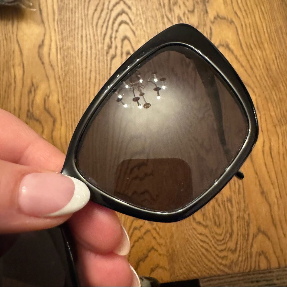 Kate Spade Black Cat-Eye Sunglasses Lucca polarized - Picture 8 of 16